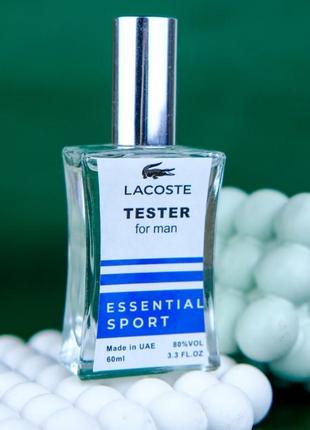 Lacoste essential sport чоловічий парфуми,  тестер