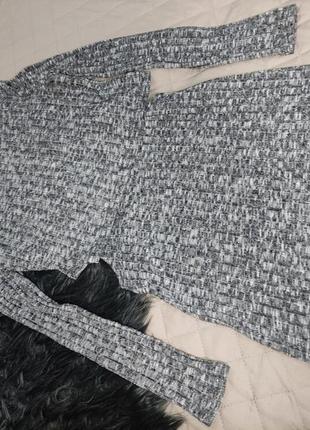 Платье- костюм из вискозы, широкий рубчик меланж river island,968