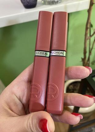 Loreal матовые помады