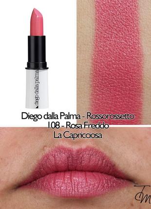 Стойкая антивозрастная кремовая diego dalla palma rossorossetto 108 rosa freddo тестер