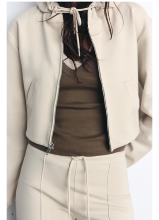 Укороченный свитшот zara