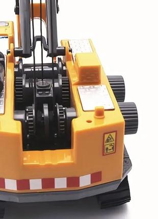 Игрушка гусеничный кран, игрушечный желтый кран в масштабе 1:55