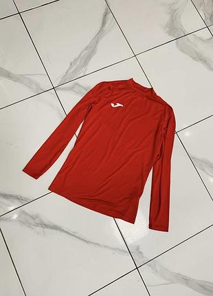 Червоний тонкий лонгслів оригінал joma s-m