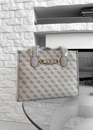 Кожаная сумка guess 3