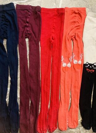 Набір дитячих фірмових колгот 9-10р