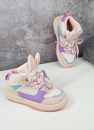 Дитячі кросівки для дівчинки хайтопи