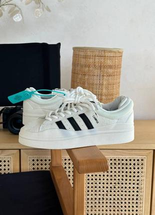Кроссовки adidas campus x bad bunny white black