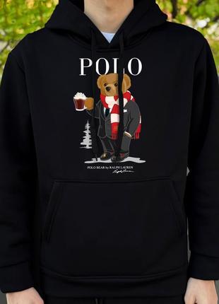 Худи polo ralph lauren new year • худи поло • кофта медвежонок новый год