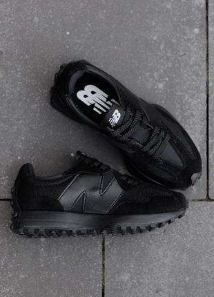 Кроссовки женские, new balance 327 triple black