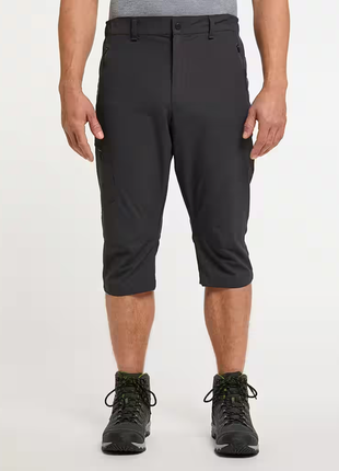Еластичні похідні туристичні чоловічі довгі шорти hot sportswear сірі німеччина