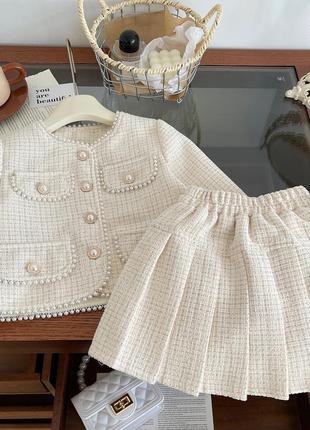 Нарядний костюм кофта і спідниця