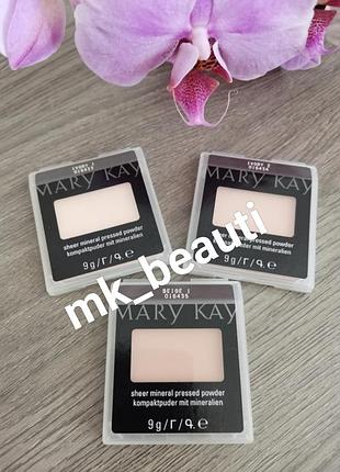 Компактная минеральная пудра mary kay мери кей