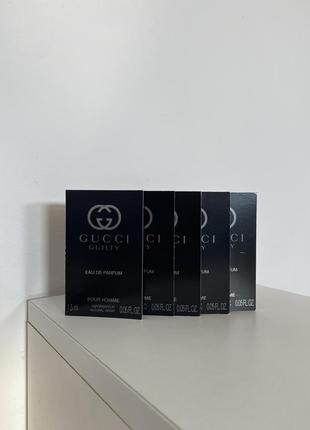Оригинальный пробник парфюмированная вода gucci guilty high homme eau de parfum