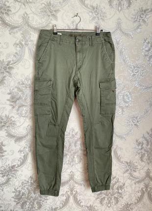 Jack jones cargo pants штаны хаки цвета
