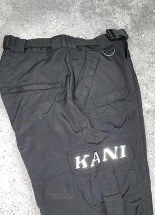 Мужские нейлоновые карго брюки karl kani3 фото