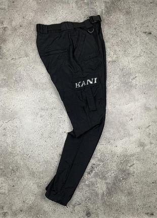 Мужские нейлоновые карго брюки karl kani