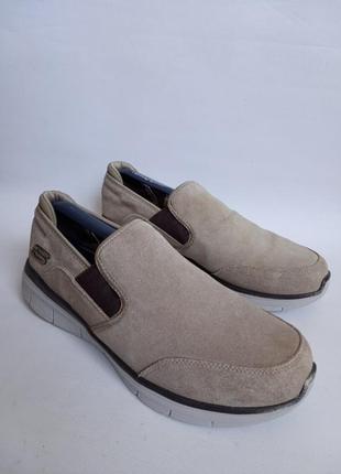 Замшеві макасини skechers