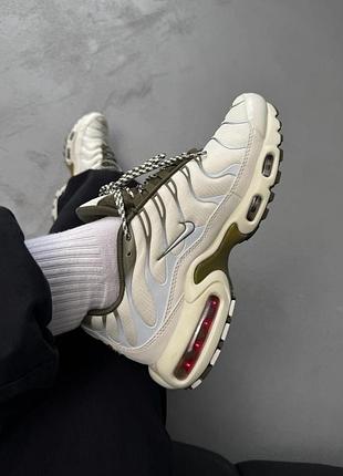 Кросівки nike air max plus tn light bone/olive 5