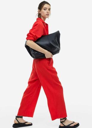 Лляні штани h&m