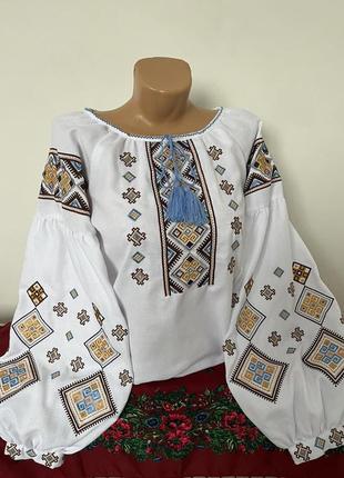 Вышиванка женская. вышитая рубашка женская