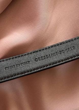 Saint laurent пояс - cassandre slim leather belt 70см оригінал3 фото