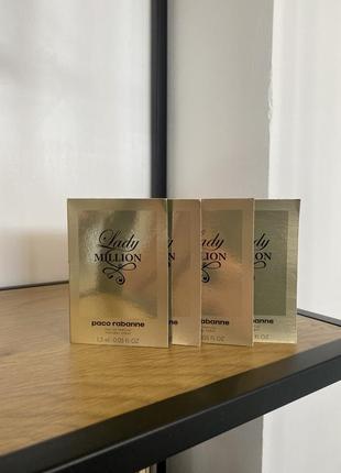 Пробник духов lady million rabanne