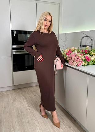 Платье с разрезом 4