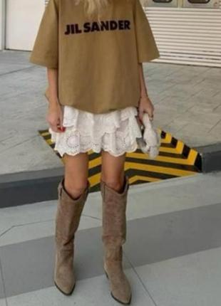 Трендовая юбочка/юпка из прошвы