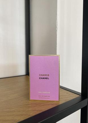 Оригінал пробник парфум парфумована вода chanel chance eau fraiche eau de parfum