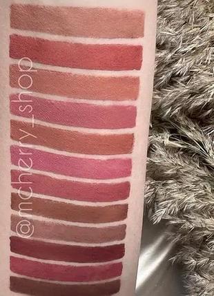 Набір нюдових олівців для губ flormar matte color lipstick (12 шт)