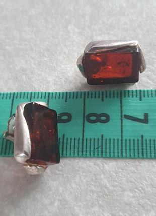 Серьги серебро