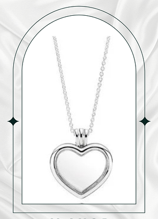 Срібне намисто з кулоном pandora (пандора) 590544