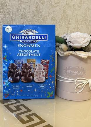 Шоколадні цукерки «snowmen chocolate» оригінал