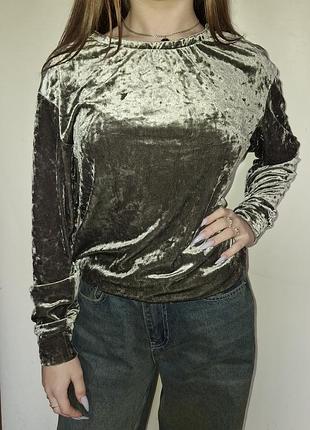 Женская вельветовая кофточка