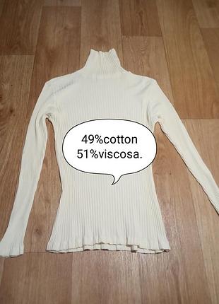 Водолазка хлопок, вискоза.