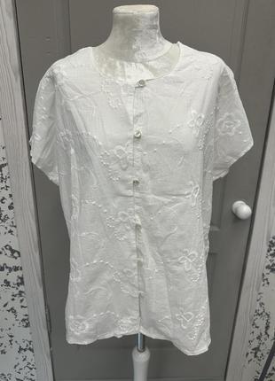 Блуза из тонкого хлопка 50-52р