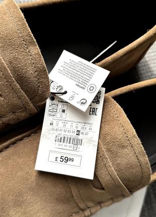 Шкіряні лофери zara6 фото