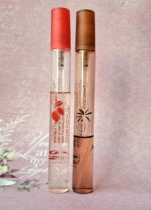 Fruity fragrances eau de parfum  tropical coconut exotic mango фруктов аромат манго кокос тропическ сладк парфюм миниатюр лот спрей пробник