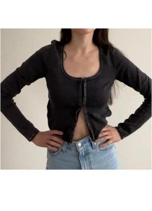 Кардиган кофта на петлях zara