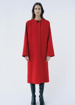 Пальто zw collection на основі вовни manteco