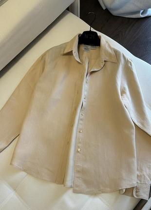 Стильна 💯 лляна сорочка max mara