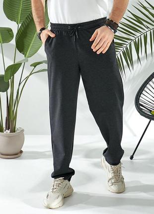 Мужские прямые брюки с 50 по 60 размер. брюки из трикотажа пенье.8 фото