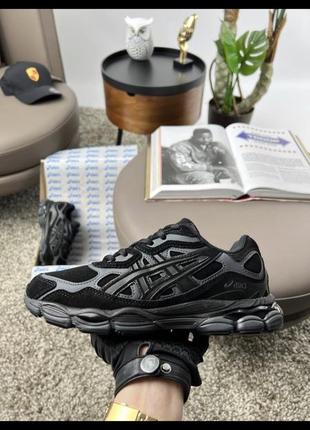 Мужские кроссовки asics gel-nyc black grey