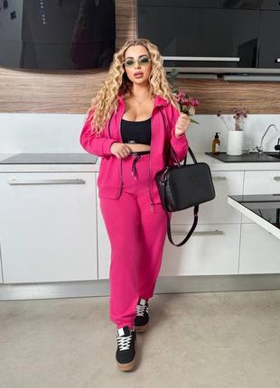 Спортивный костюм: худи + джоггеры из трикотажа по 60 размер.3 фото