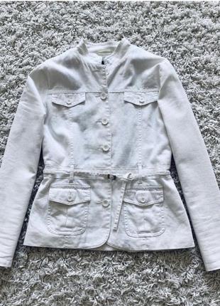 Льняний жакет XS / 42 32-34 розмір xxs-xs 13-14-15 років