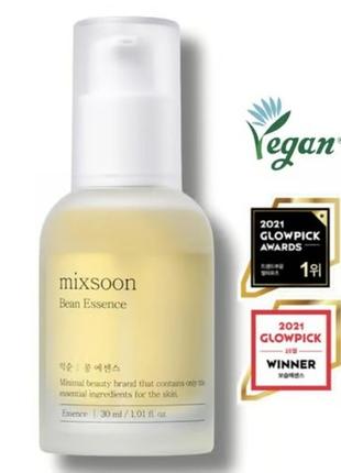 Есенція для обличчя з ферментами сої mixsoon  bean essence