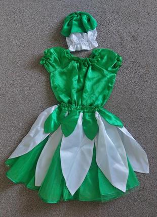 Костюм подснежника, костюм пролеска