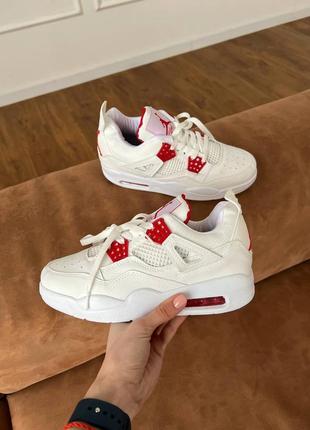 Кроссовки Аir Jordan 5 x Suprеme 4 white red