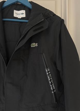 Стильная и теплая куртка lacoste4 фото