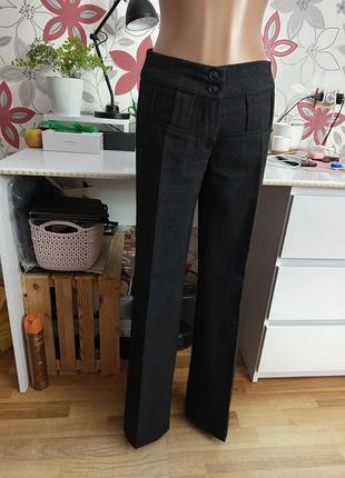 Брюки женские клеш классические палаццо расклешенные теплые офисные деловые брюки женские брюки женски